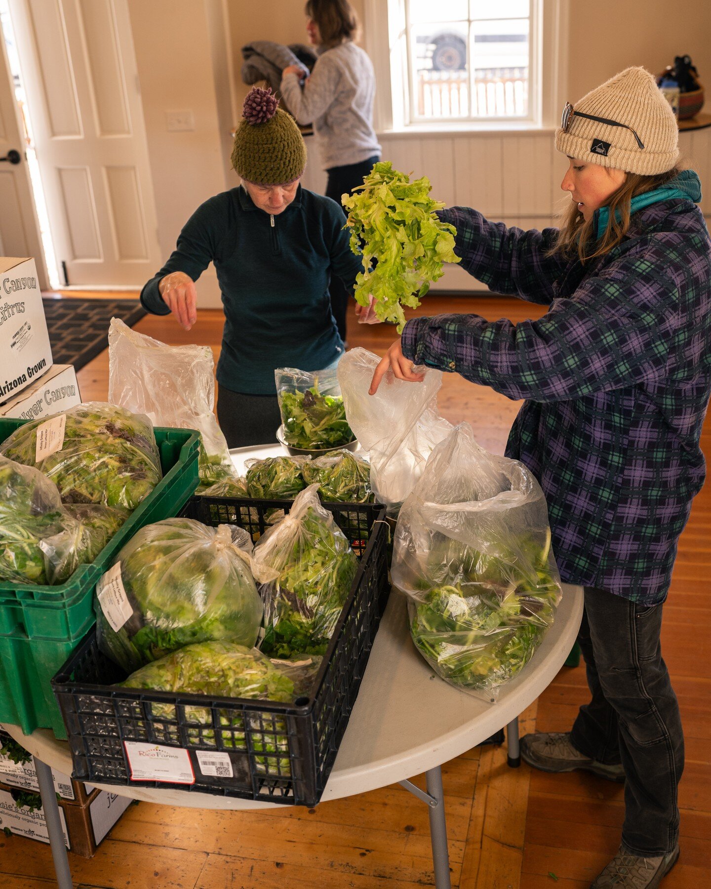 Huge &ldquo;thank you&quot; to @gunnisonvalleymentors for making winter operations for our Backyard Harvest food relief program possible by offering their facilities as a packing space during the winter months. During that time, we've packed 2,300 bo