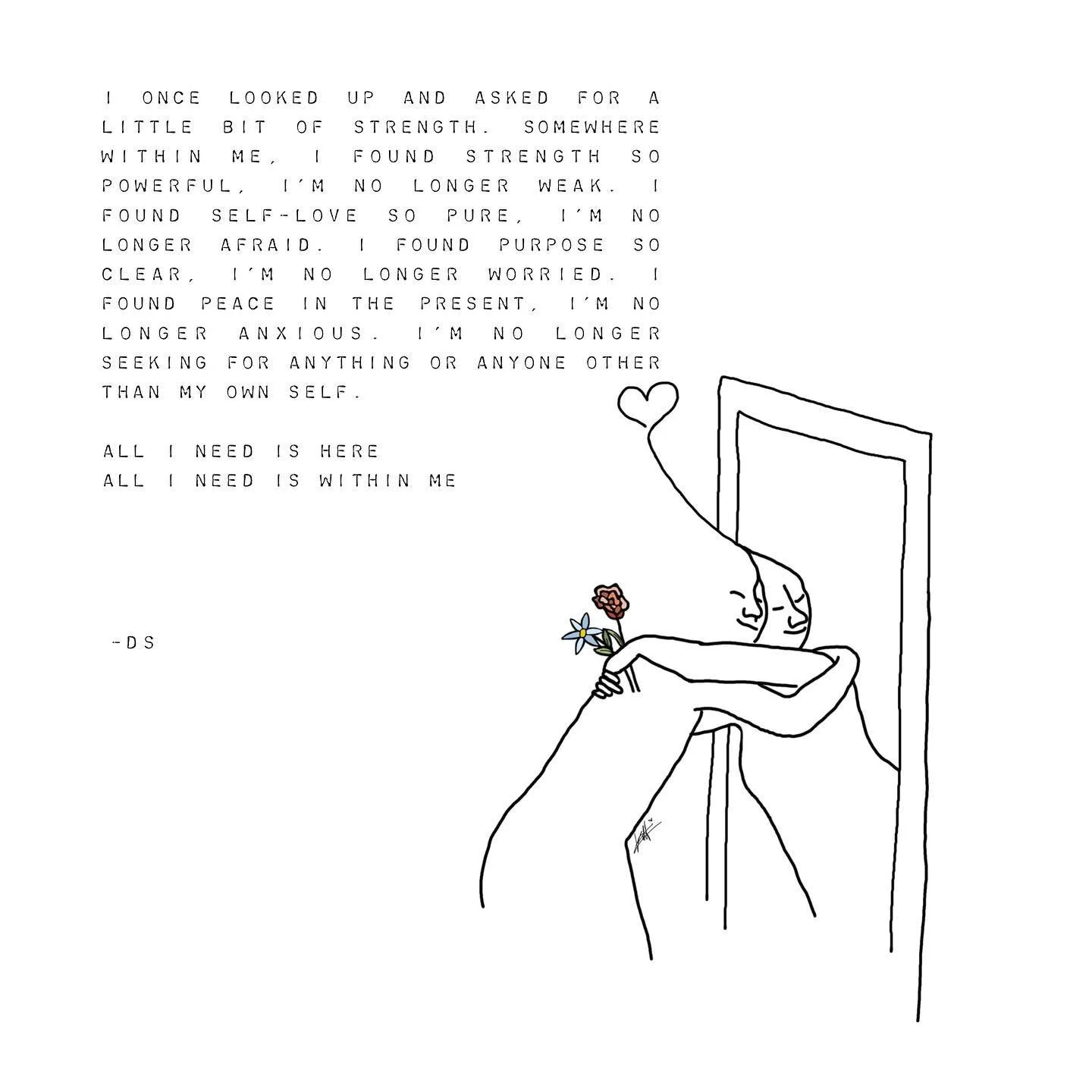 All I need is here✨
All I need is within me✨
.
.
.
This is an emotional post because this marks the end of Volume II of ImmigrantPoetry. When @kattnaz and I started this project, it was just a simple labor of love with zero expectations. Since then, 
