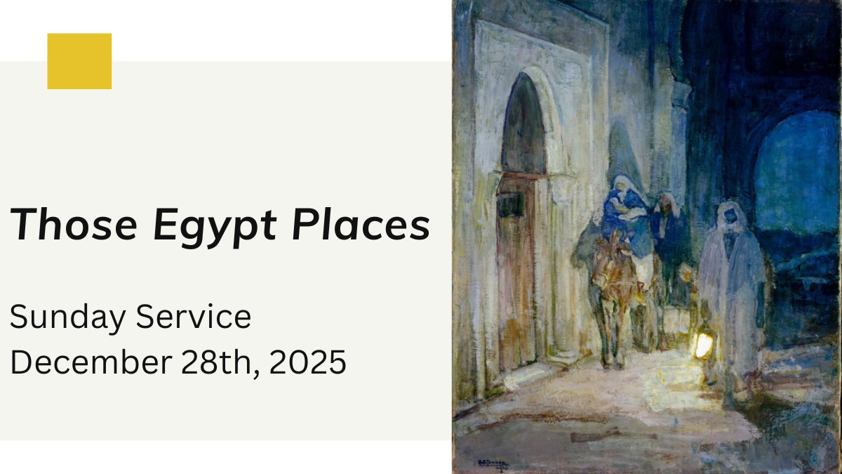 “Those Egypt Places” - December 28th, 2025;