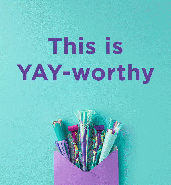 Stop-motion GIF animation for social and email.