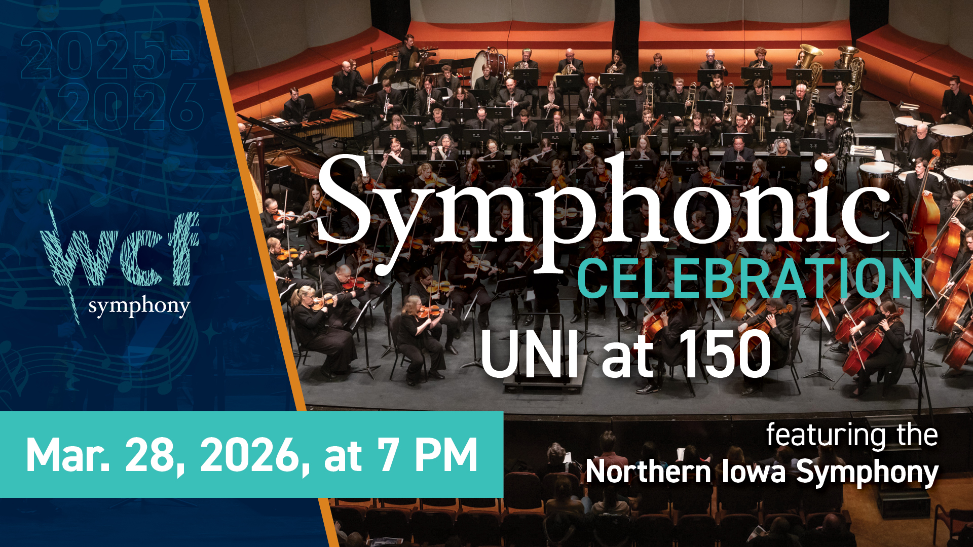 wcf symphony: SYMPHONIC CELEBRATION: UNI AT 150