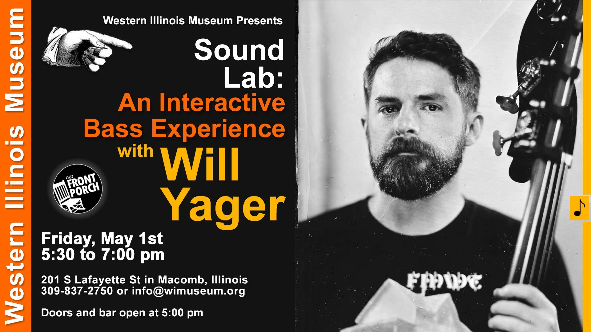 Western Illinois Museum Presents Sound Lab: An Interactive Bass Experience