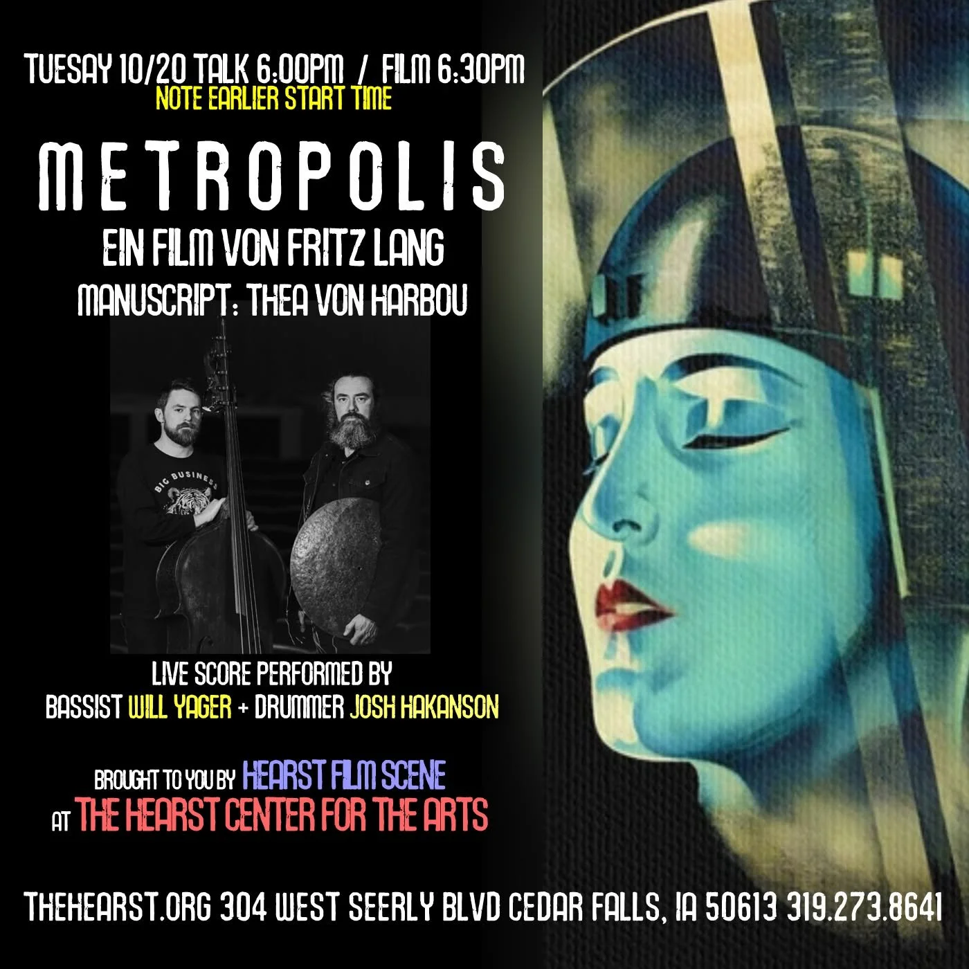 Hearst Film Scene: Metropolis Screening &amp; Live Soundtrack