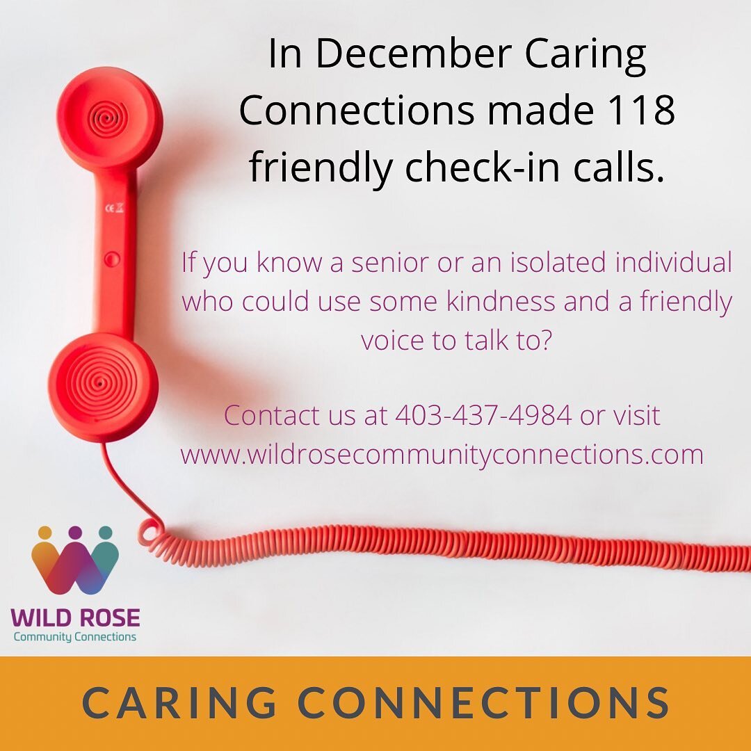 Do you know a senior or an isolated individual who could use some kindness and a friendly voice to talk to? We would love to connect. ☎️