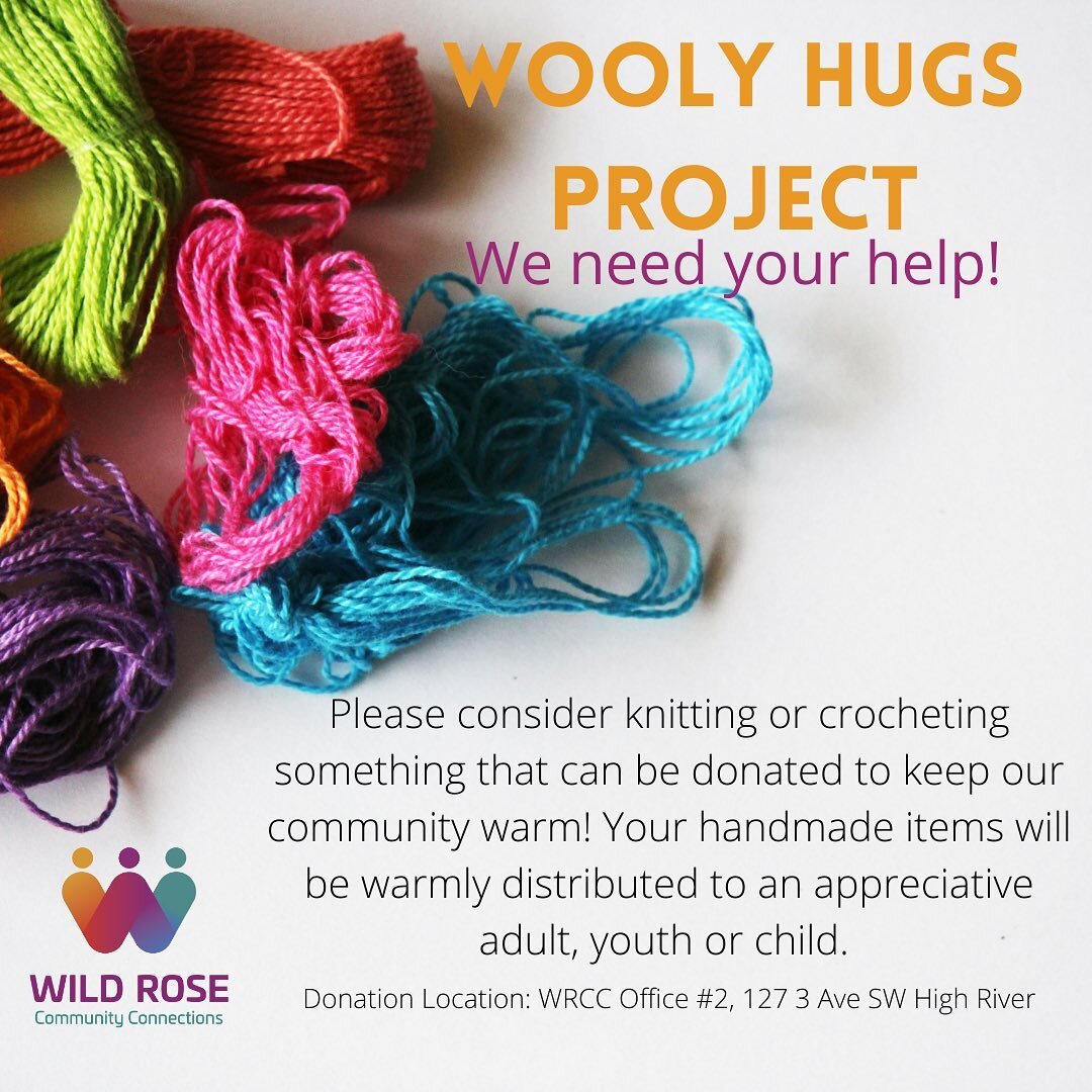 Wooly Hugs Project &bull; This project aims to link knitters and those that crochet with those in our communities who could really use and would truly appreciate your handmade items. See below for further information and drop off details. 🧶 &hearts;