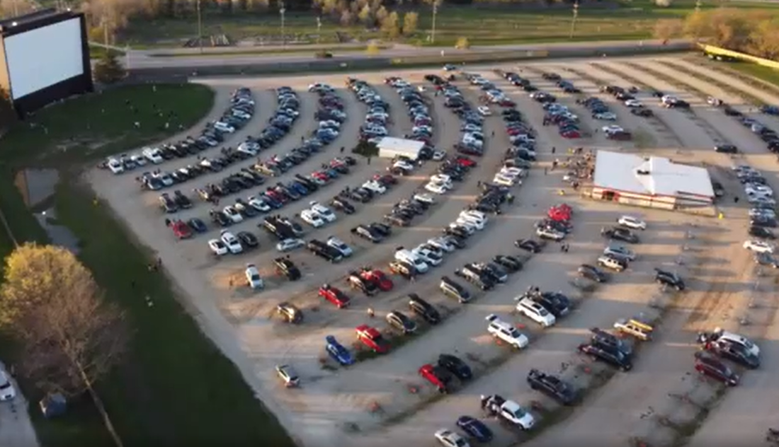 McHenry Outdoor Theater Commercial Running This Summer with Koehlinger Garage Door