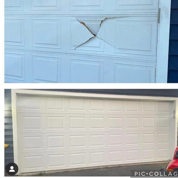 When vandals struck this garage - we were glad we could be there!
