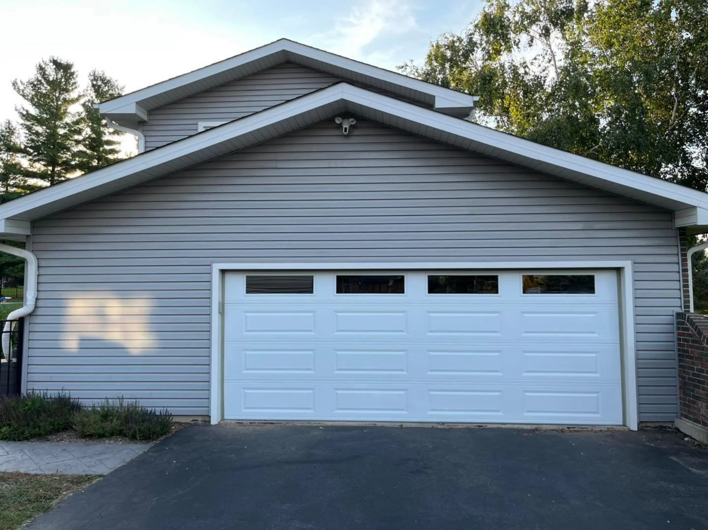 A garage door with natural light may be right for you
