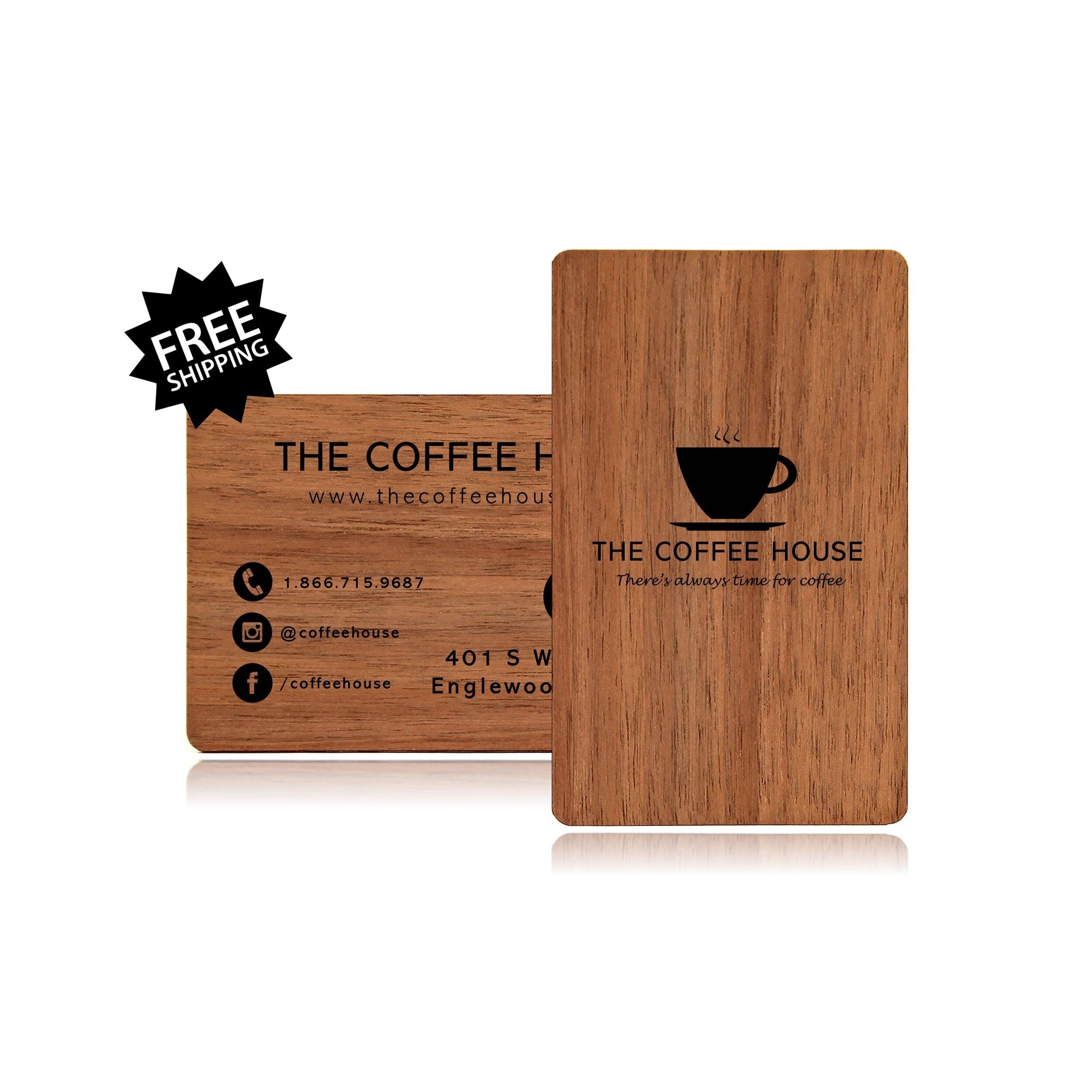 Cafe Coffee Personalized Business Cards