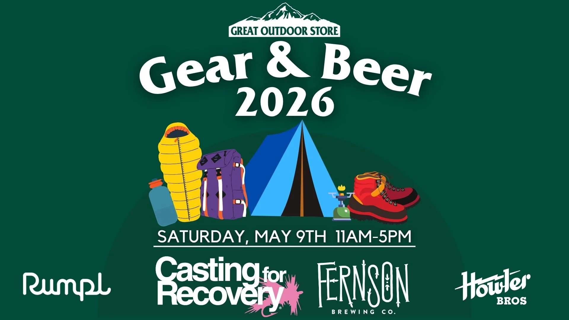 Great Outdoor Store Gear and Beer Event