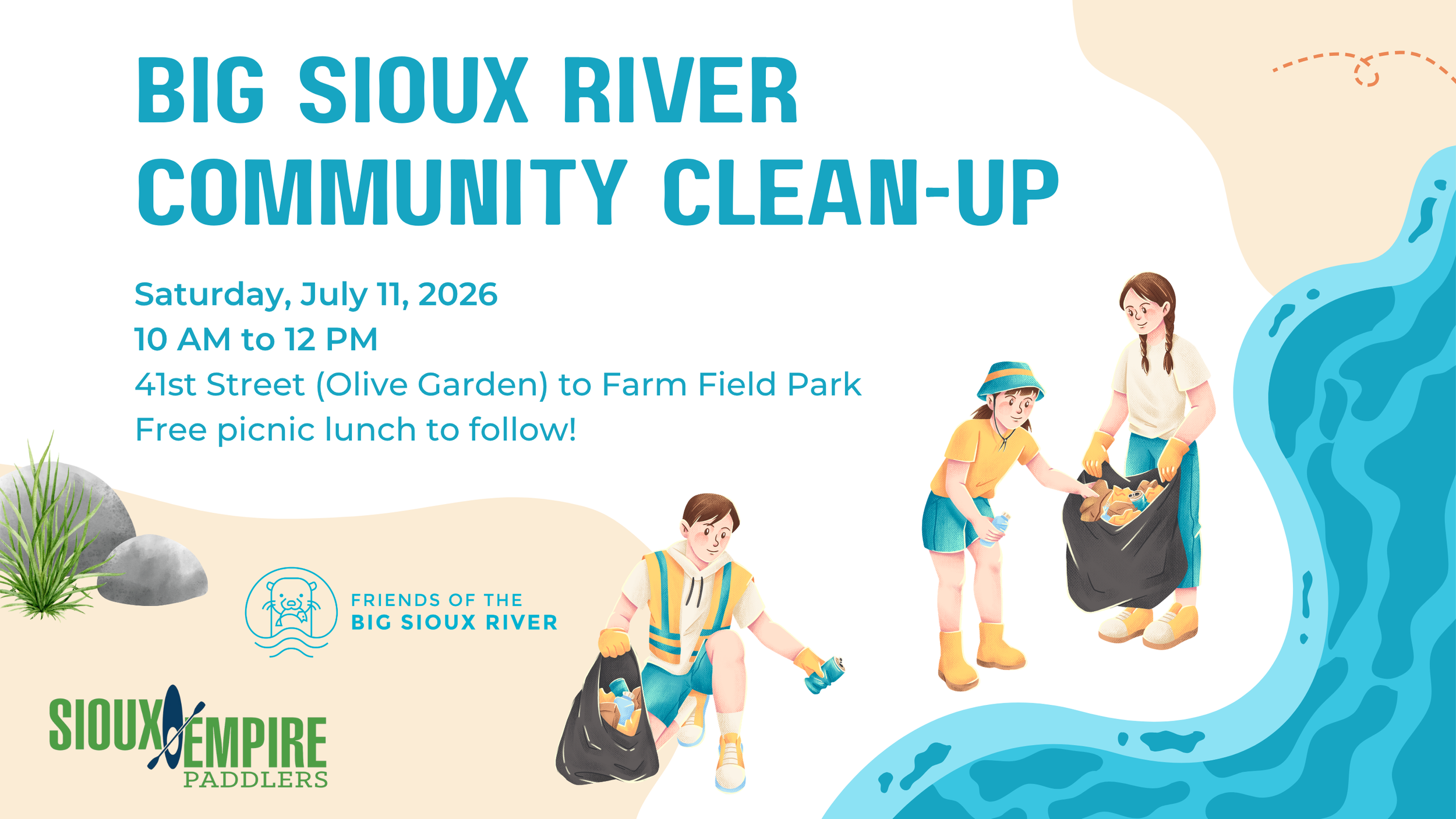 Big Sioux River Community Clean-Up with Sioux Empire Paddlers