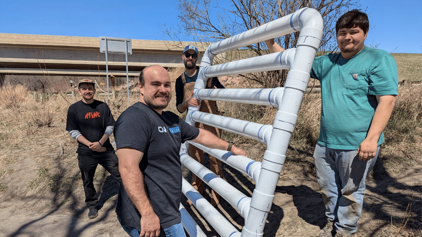 Getting ready for the float test