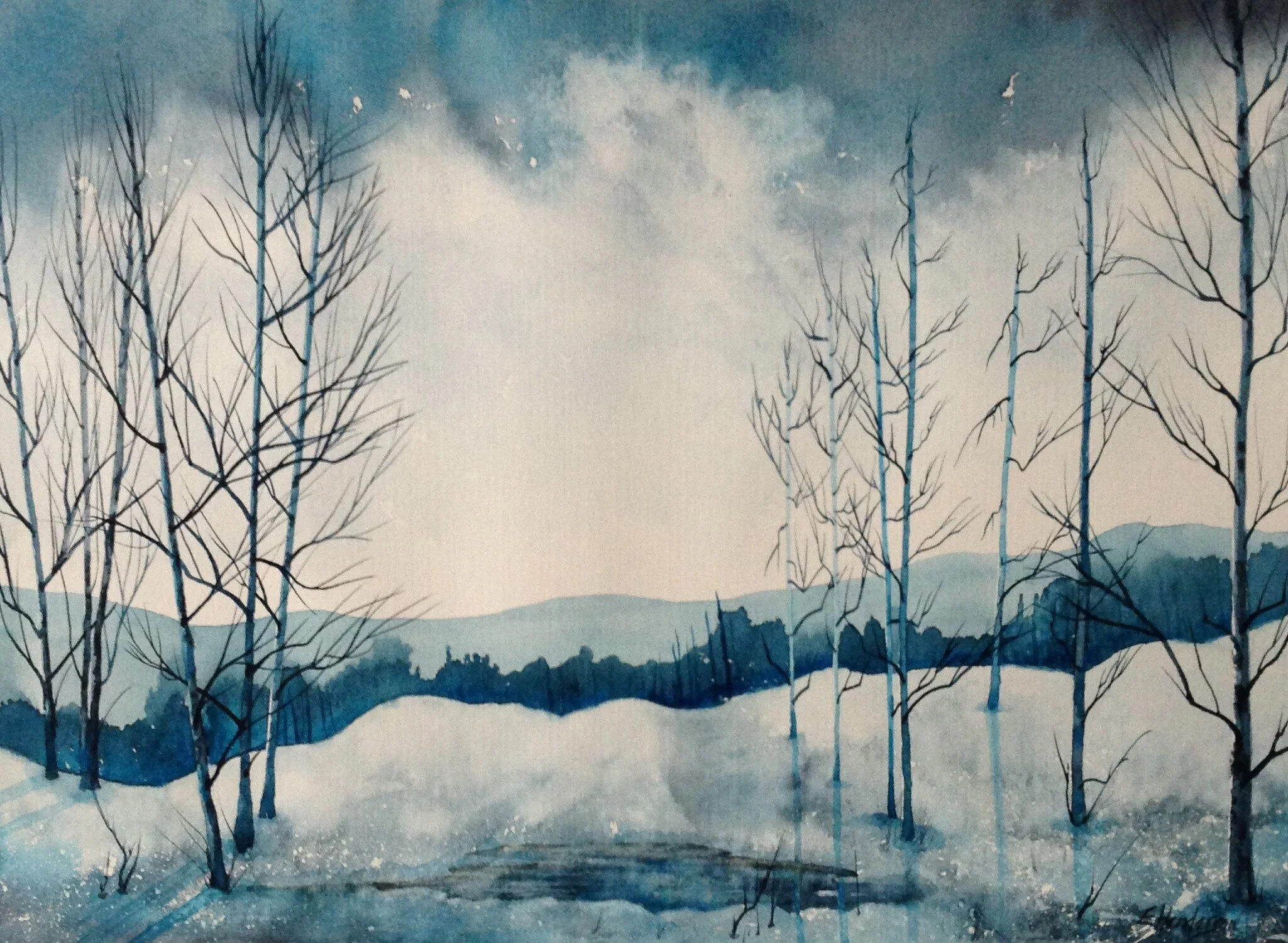Iced Birch 11x15.JPG