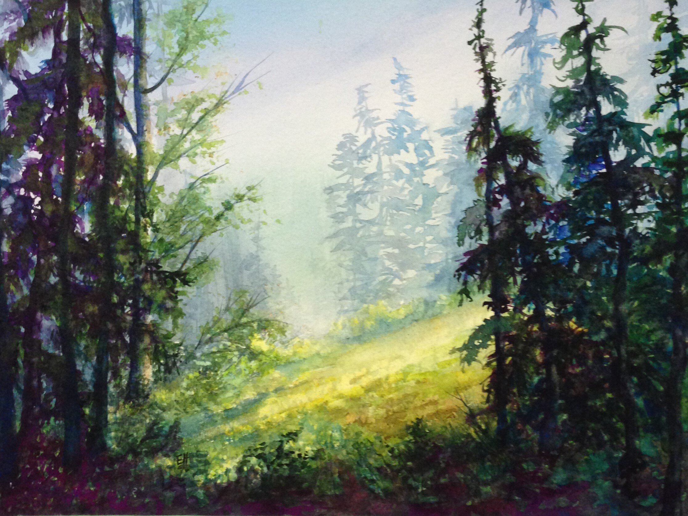 Through the Trees 11x15.JPG
