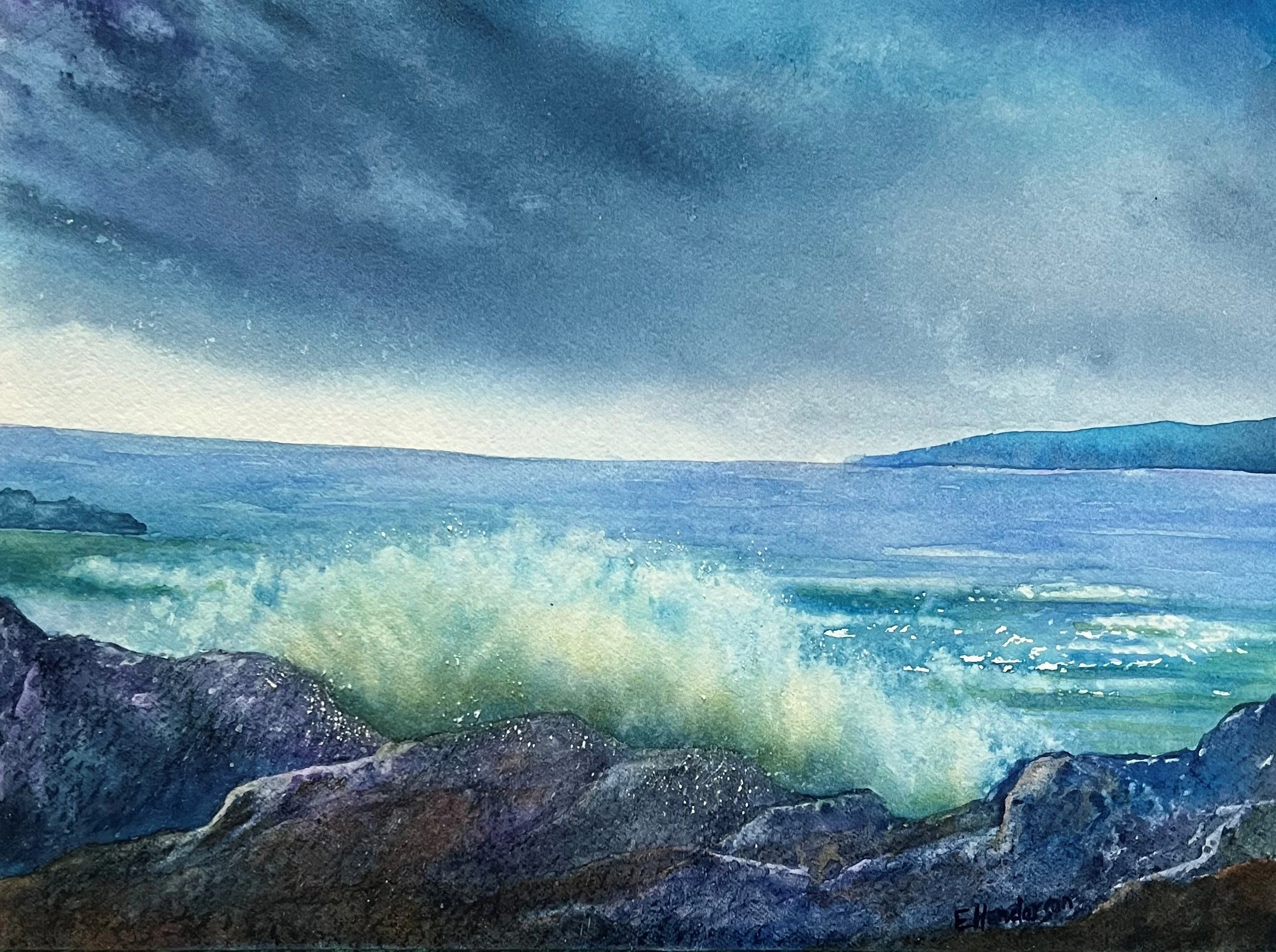 Evening at the beach.JPG