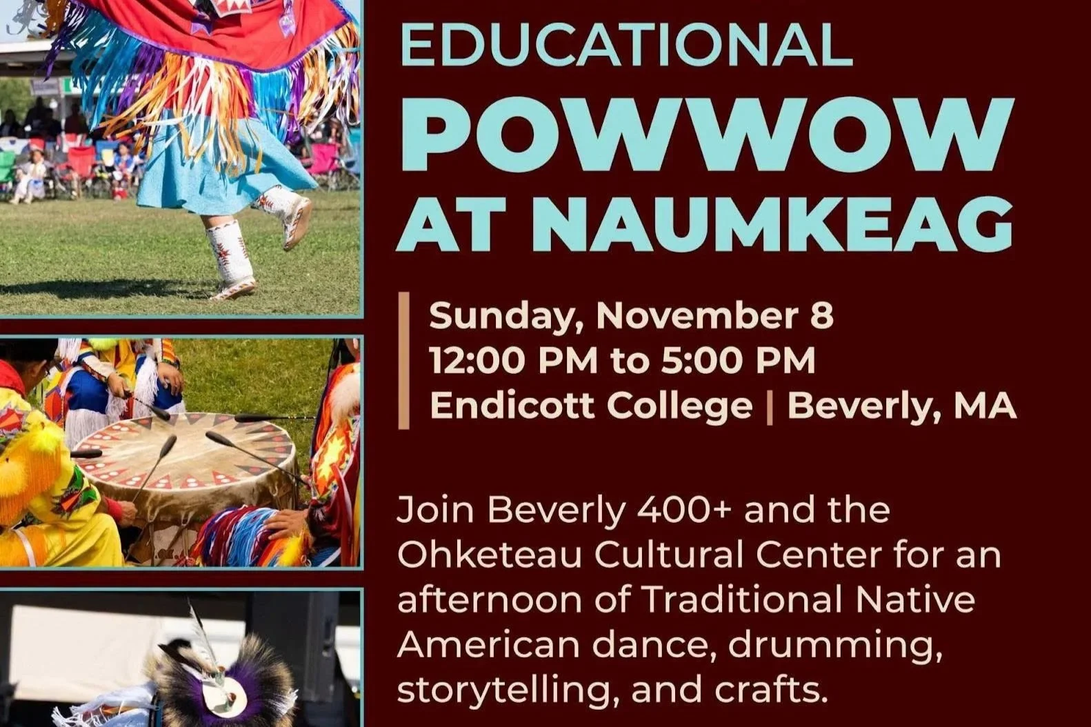 Beverly 400+ Educational Powwow