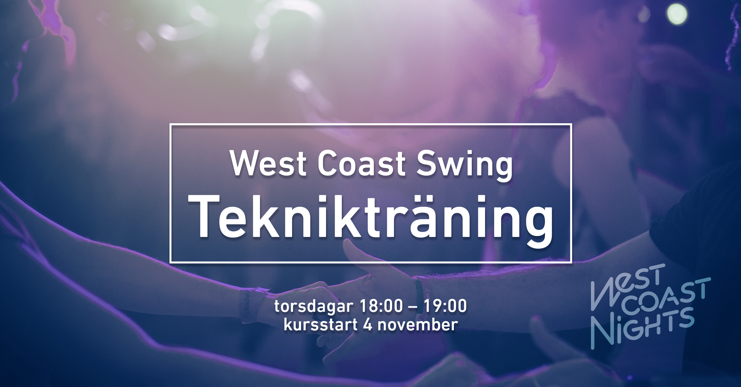 Teknikträning i West Coast Swing