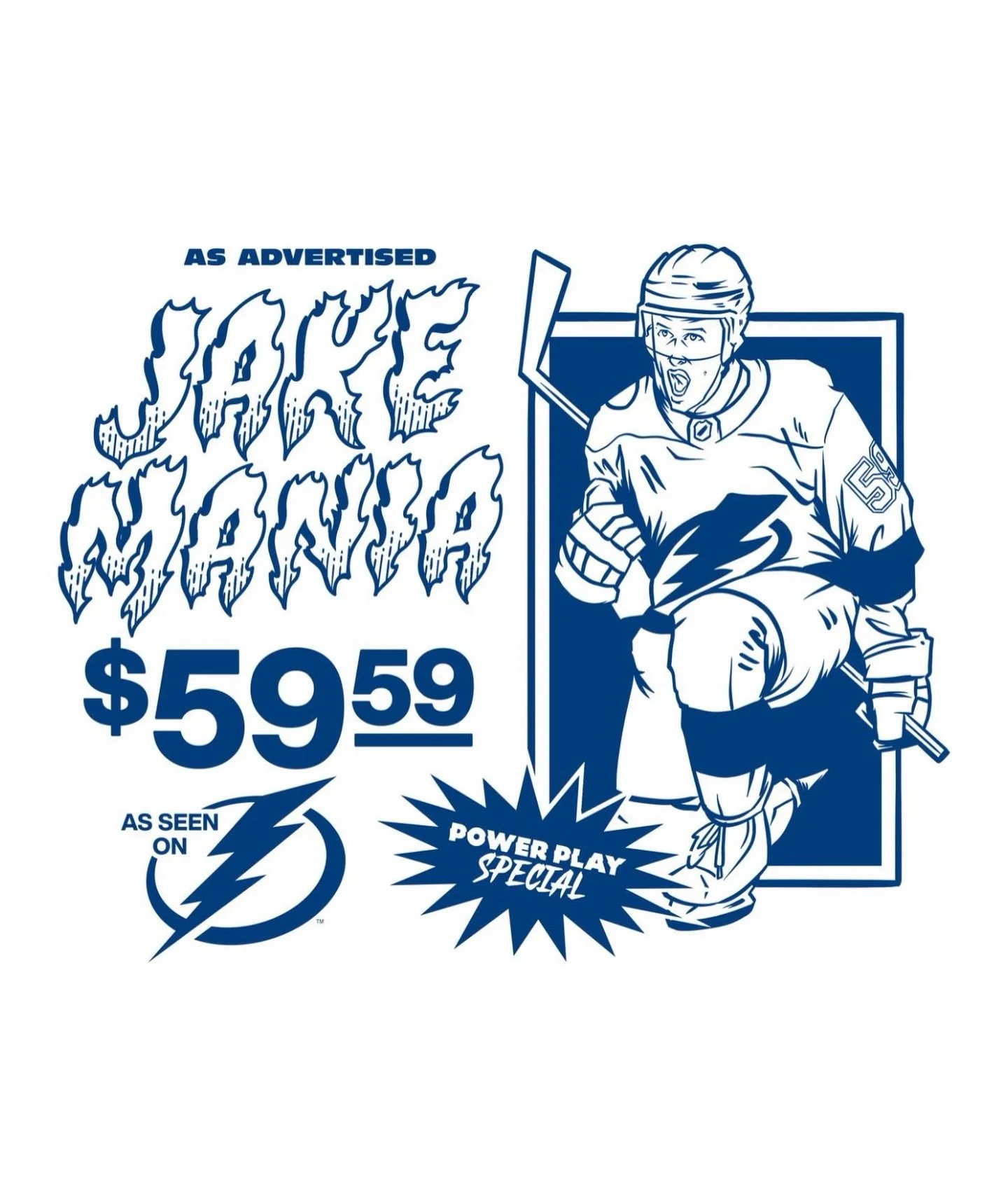 BIG WIN
🏆 🏆🏆
@tblightning 
🏒🏒🏒
@jakenbake20 
⚡️⚡️⚡️
#teeshirt #illustrationdesign #stanleycupplayoffs