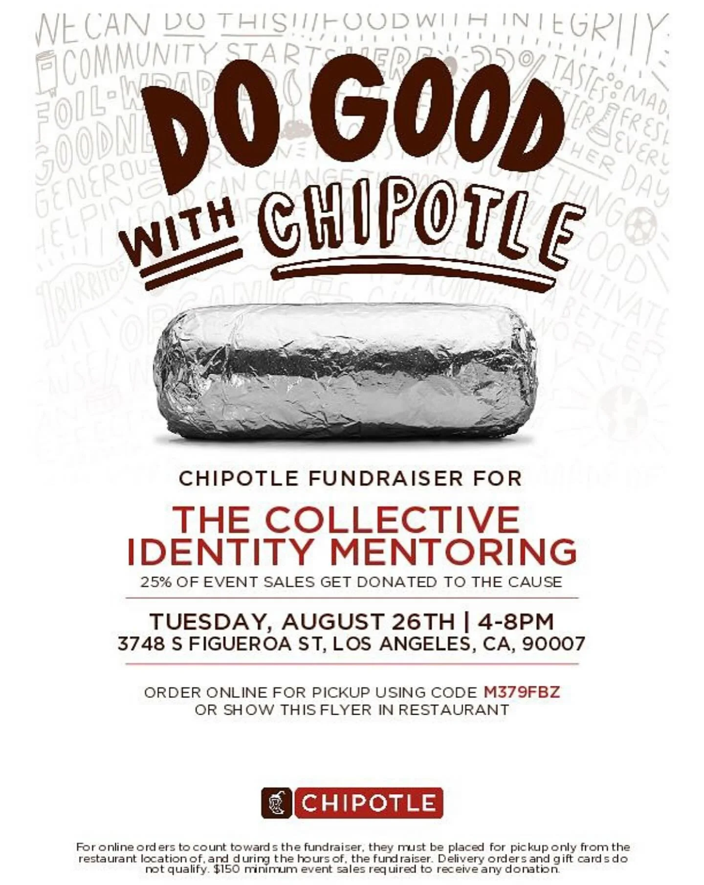 Come support today! All money goes towards TCI at USC!