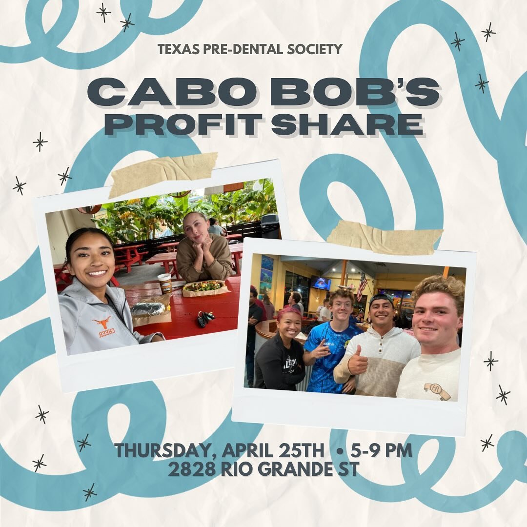 HEY TPS! Our Cabo Bob&rsquo;s profit share is TONIGHT from 5-9pm! 🌯😋

Bring your friends for some yummy dinner and be sure to check Slack announcements to see where you can get your Philanthropy points. Don&rsquo;t forget to mention TPS at checkout