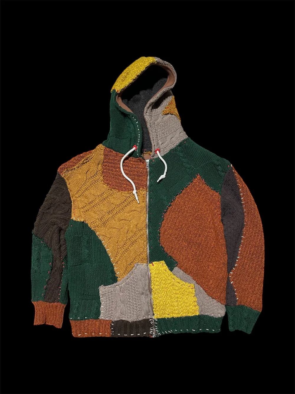 knit zip-up 'thanksgiving' — Shane Kastl