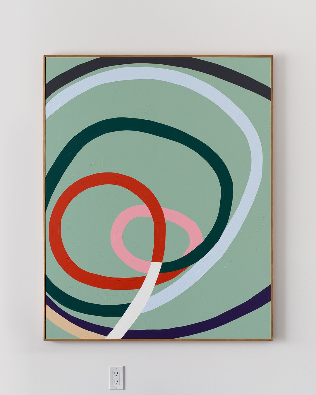 MOTHER
42 3/4 x 53 1/4 inches (Framed) 
Acrylic on Wood Panel
2024