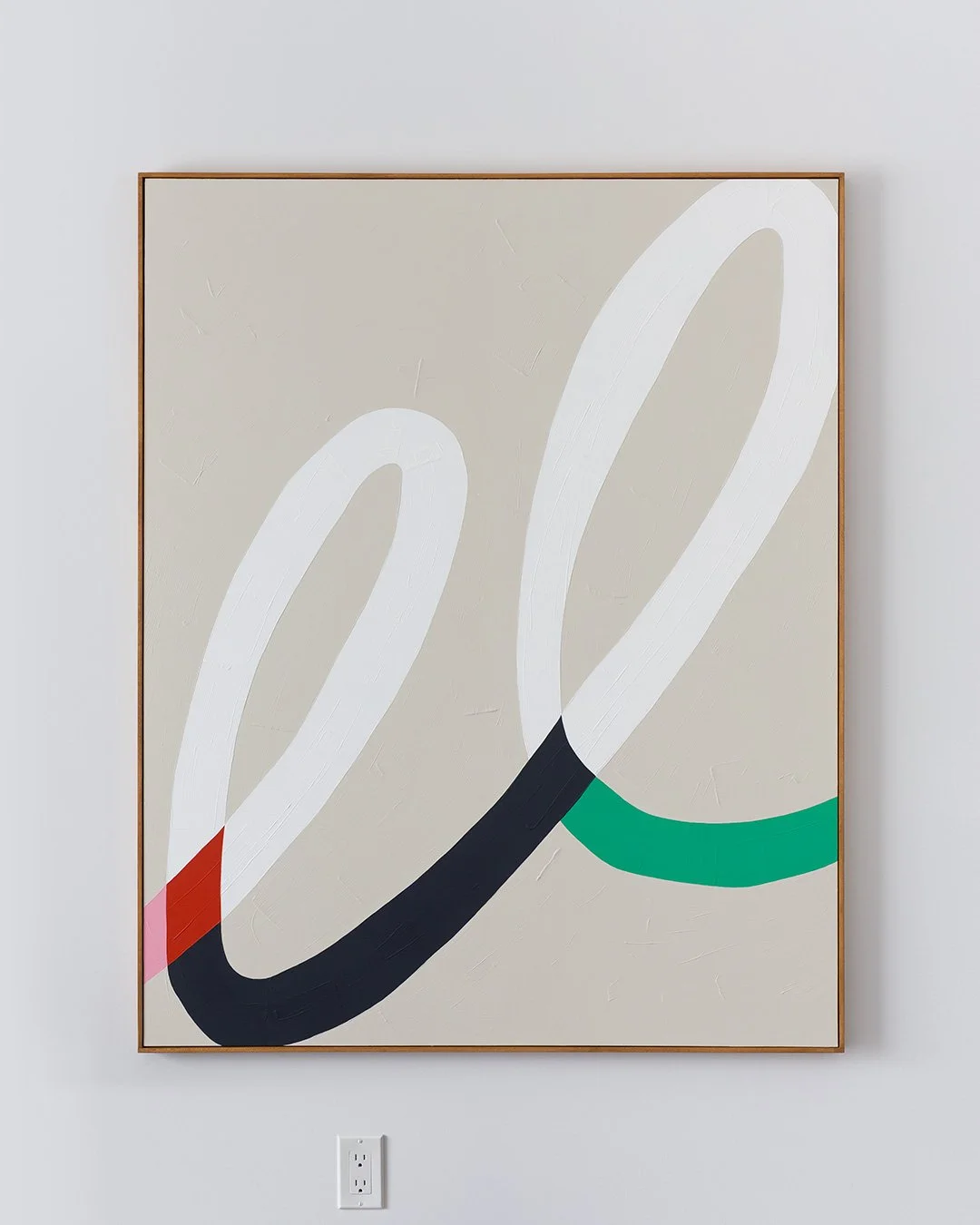 WE
42 3/4 x 53 1/4 inches (Framed) 
Acrylic on Wood Panel
2024
