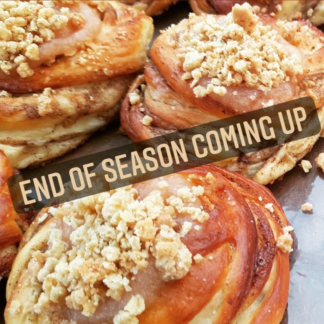 PSA: Our Apple Crumble Buns will make their last market appearance of the year Sunday July 25th. 

We will then introduce a couple of much asked for products which we are pretty excited about 😬

 (Our Queensberry and Juniper Custard bun won't go any
