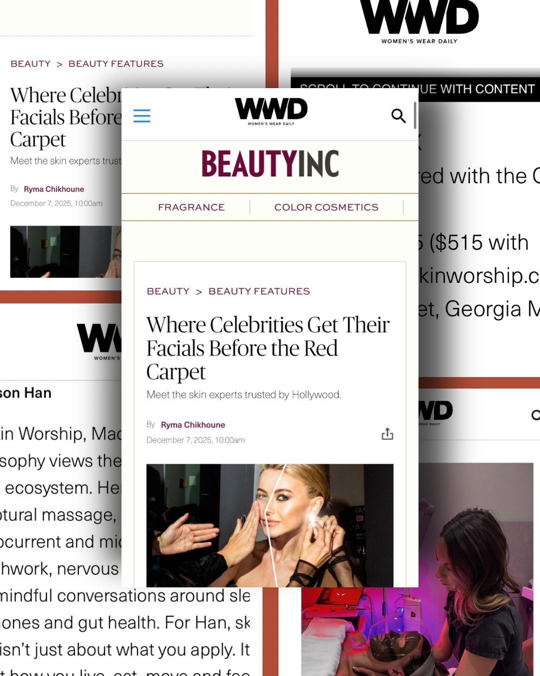 Honored to be featured in Women&rsquo;s Wear Daily spotlighting the Skin Worship philosophy and two of our most transformative treatments &mdash; the PRX Bio-Stimulator Glass Skin Facial and the CO₂ Carboxy Lift. 

These are the treatments that truly