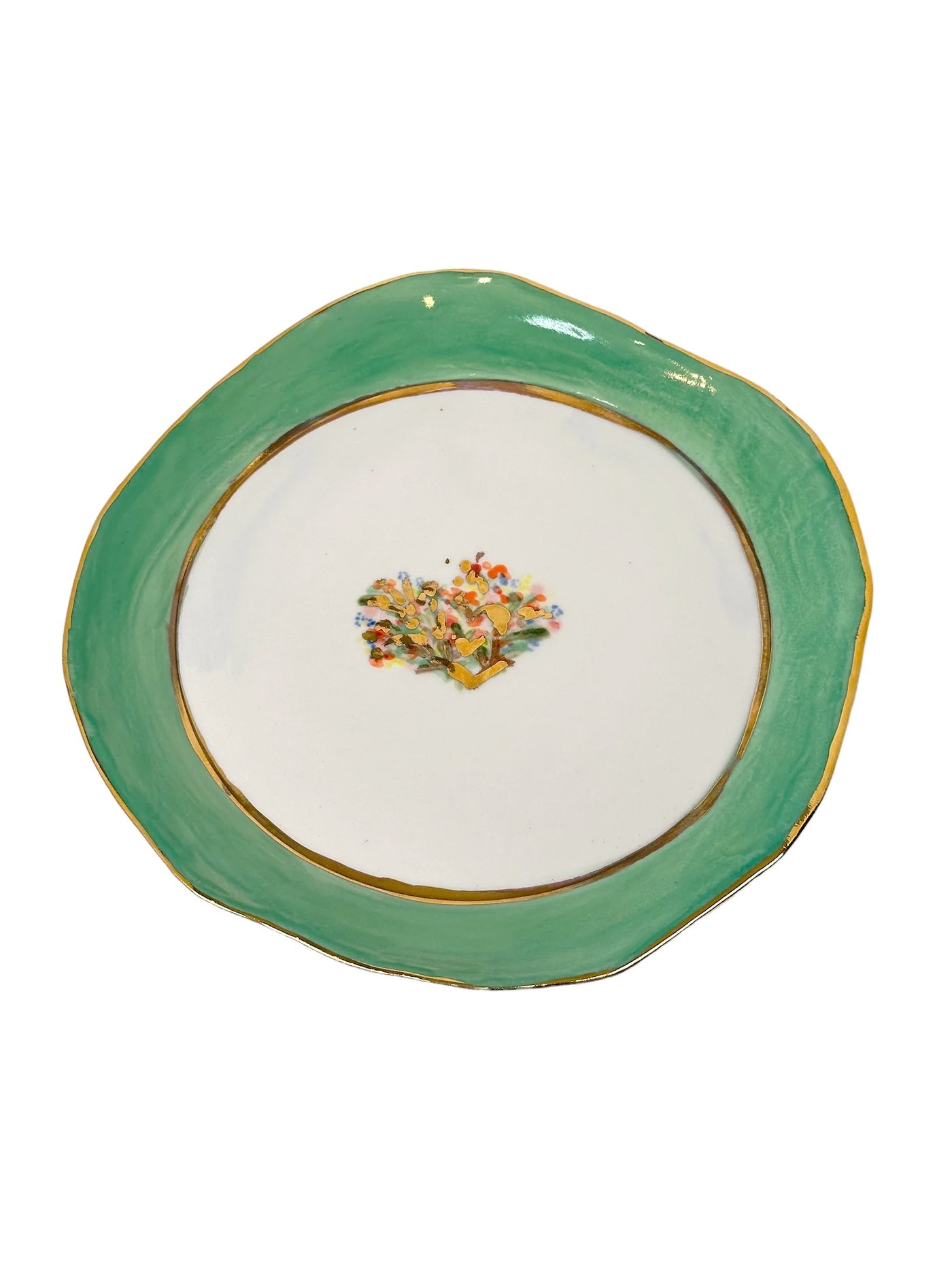 Bouquet Dinner Plate - Green
