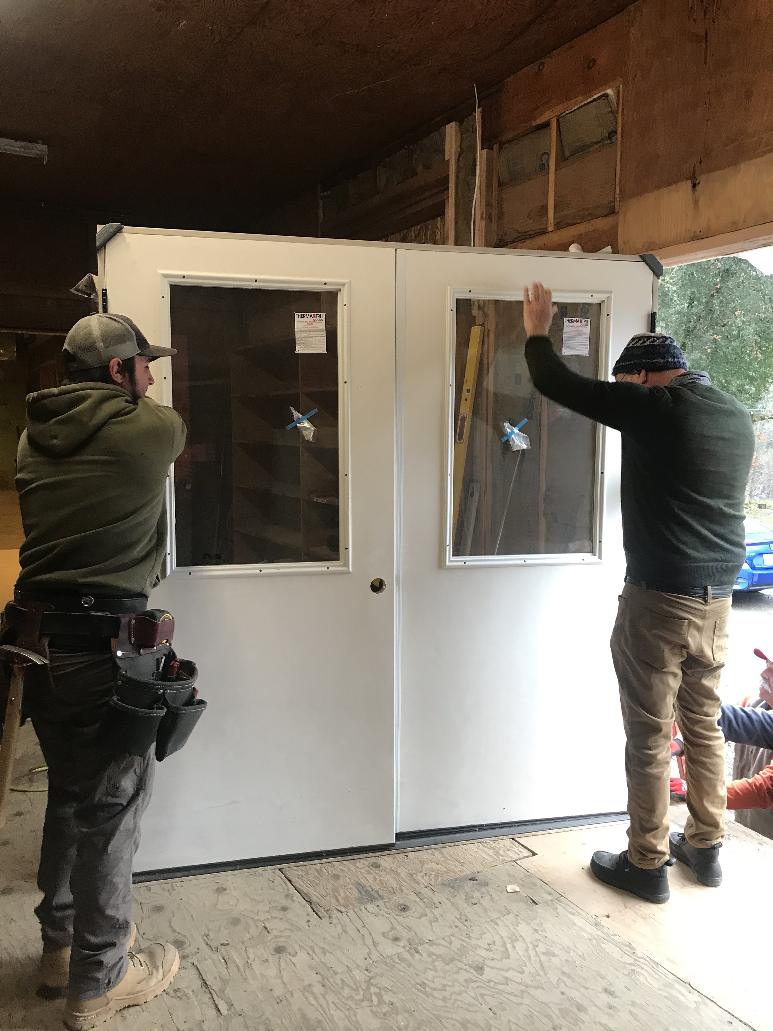 Installing new doors