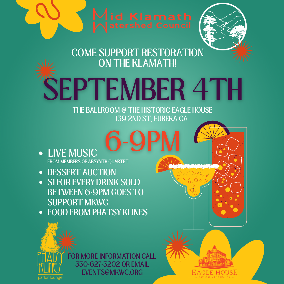 Support Restoration on the Klamath: An Evening of Music, Discussion, and Libations