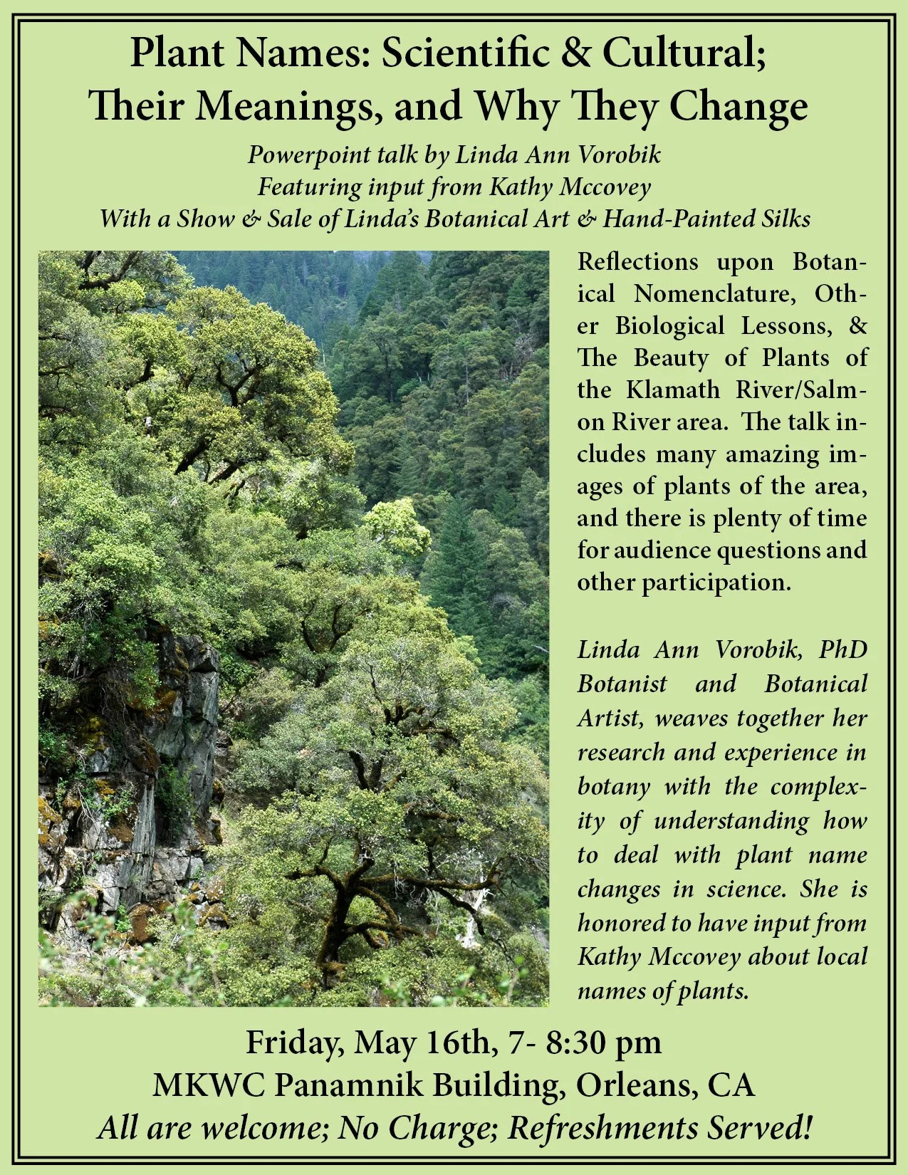 Plant Names: Scientific &amp; Cultural; Their Meanings, and Why They Change