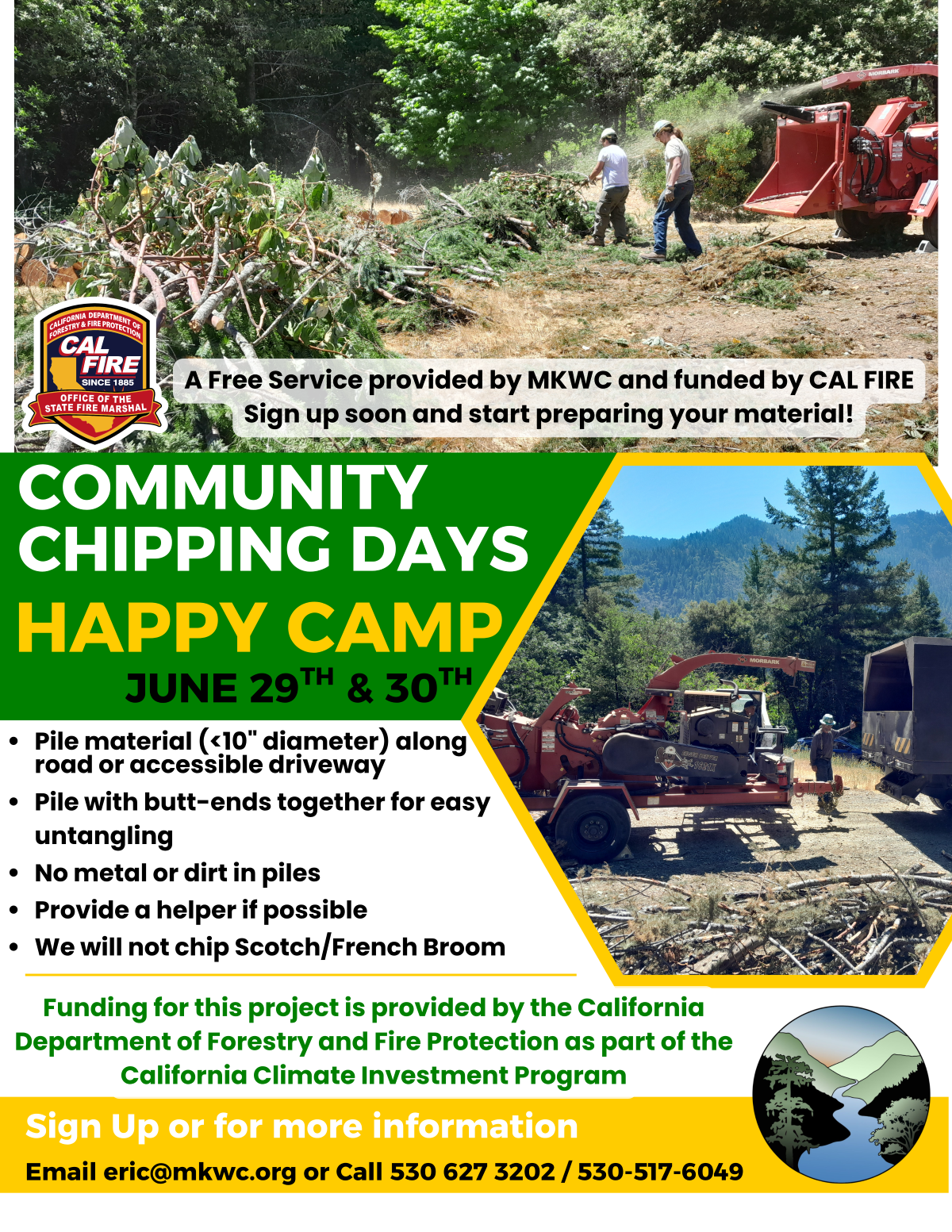 Community Chipping Days: Happy Camp