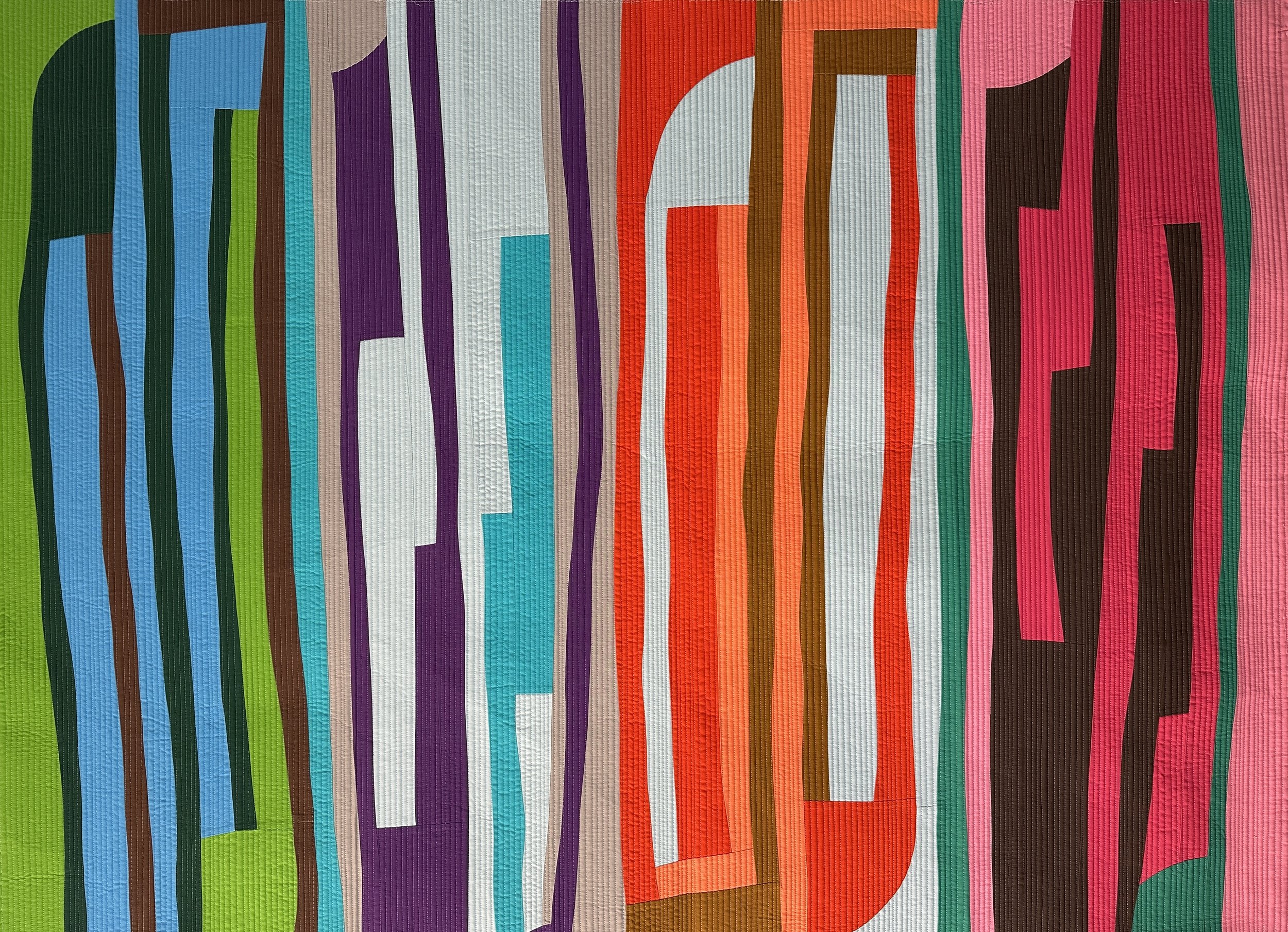 Harmonic Strands 38"x51"