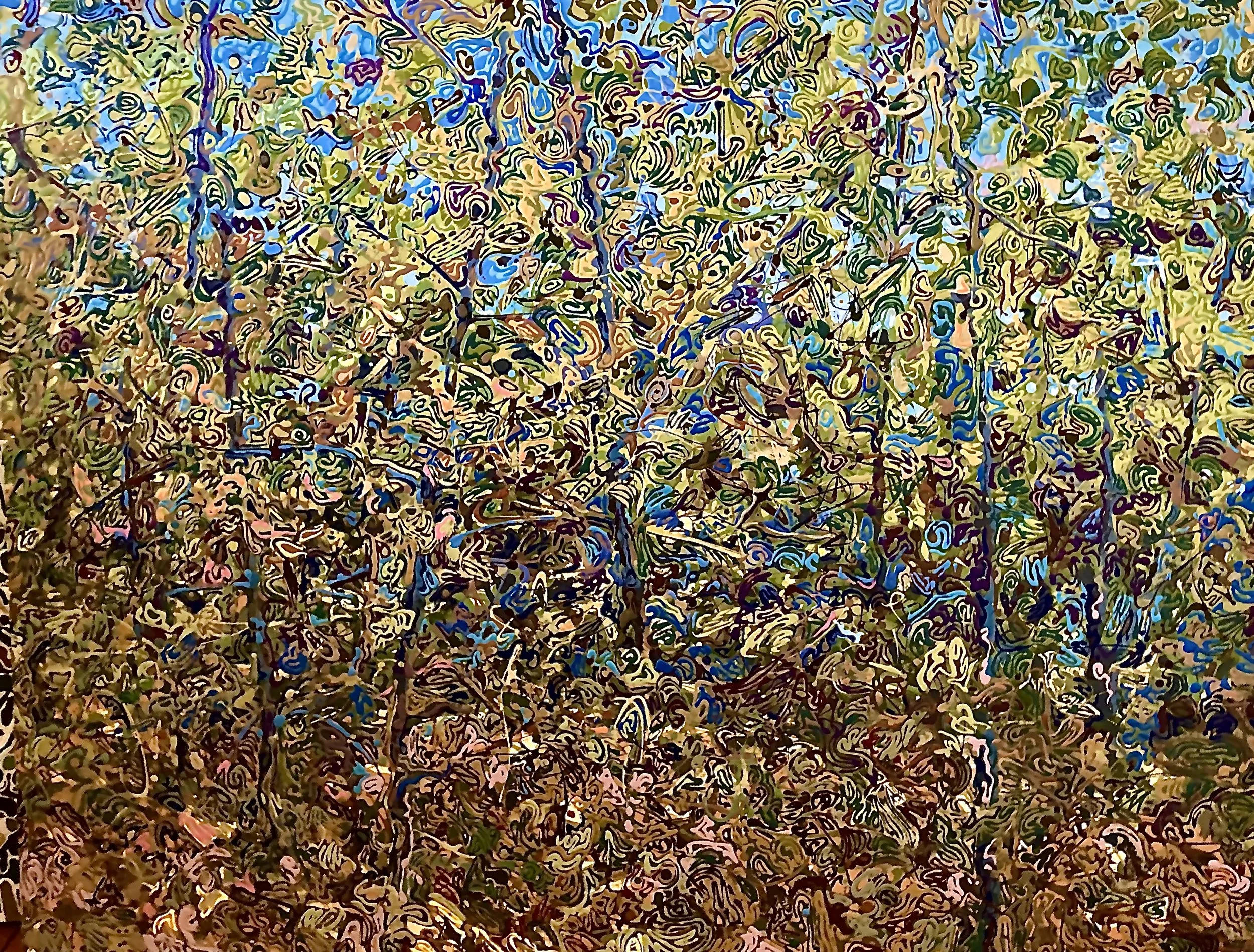 40. Dripped Forest.