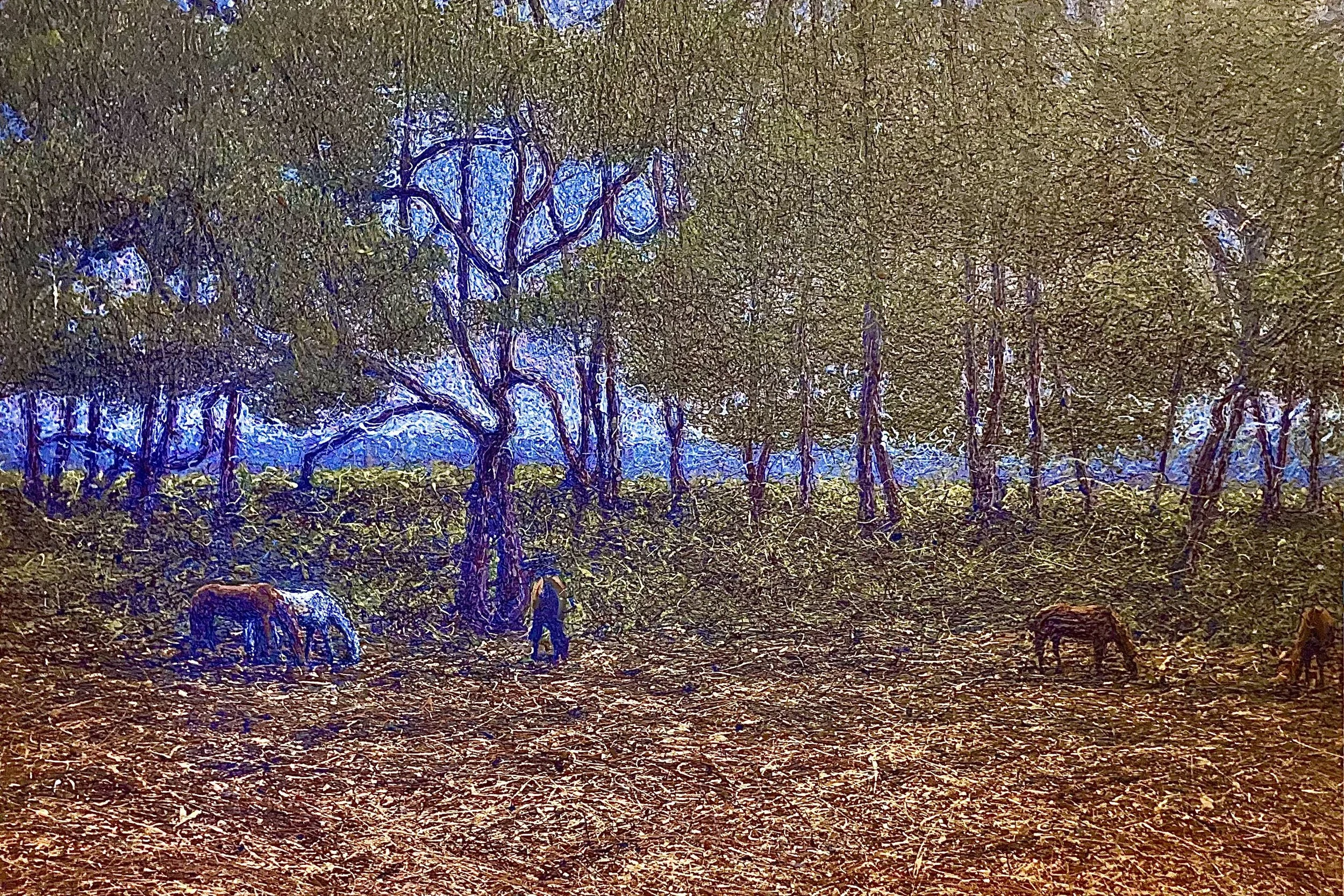 60. Horses along the Gunpowder.