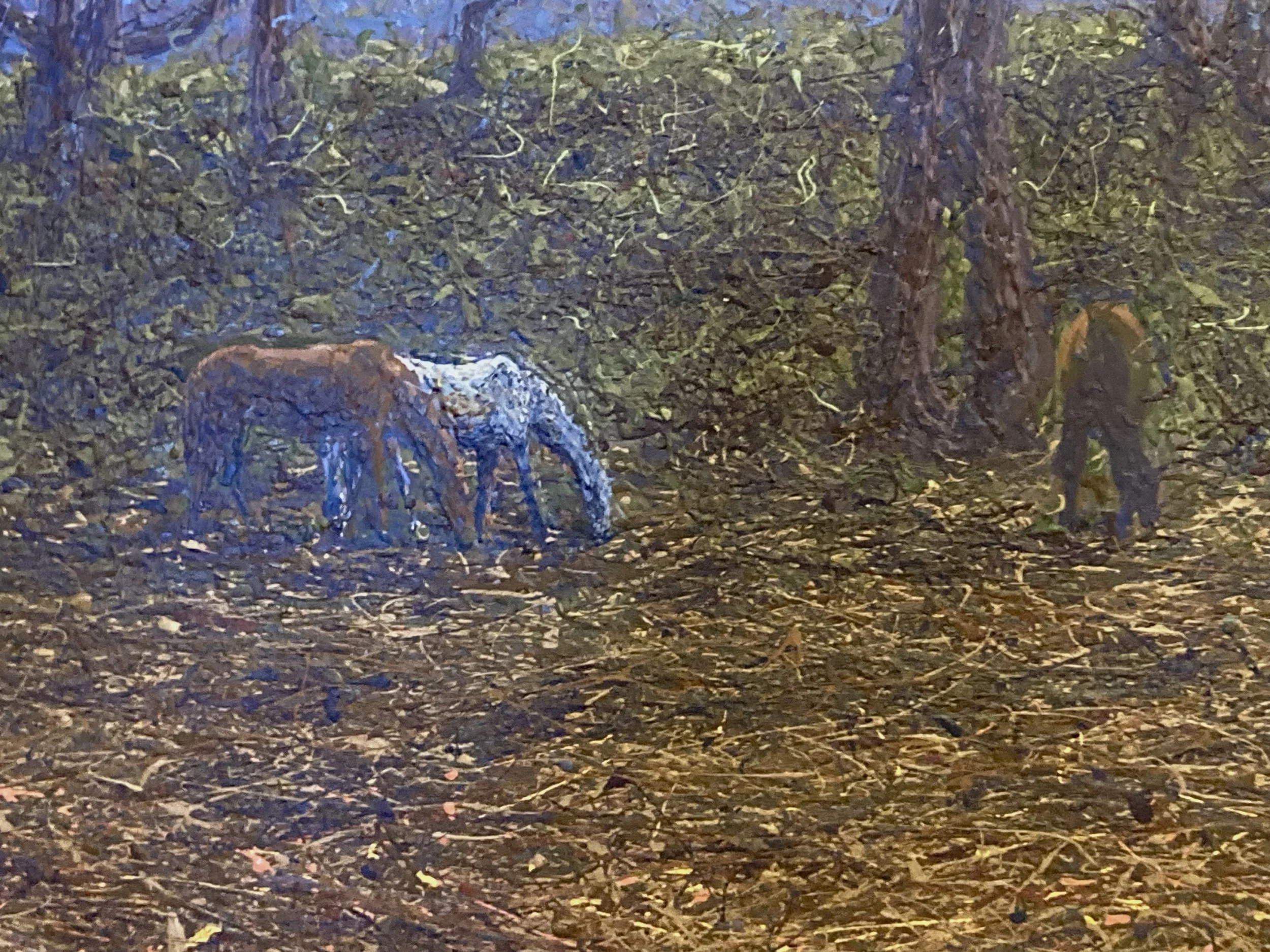60. Detail, Horses along the Gunpowder.