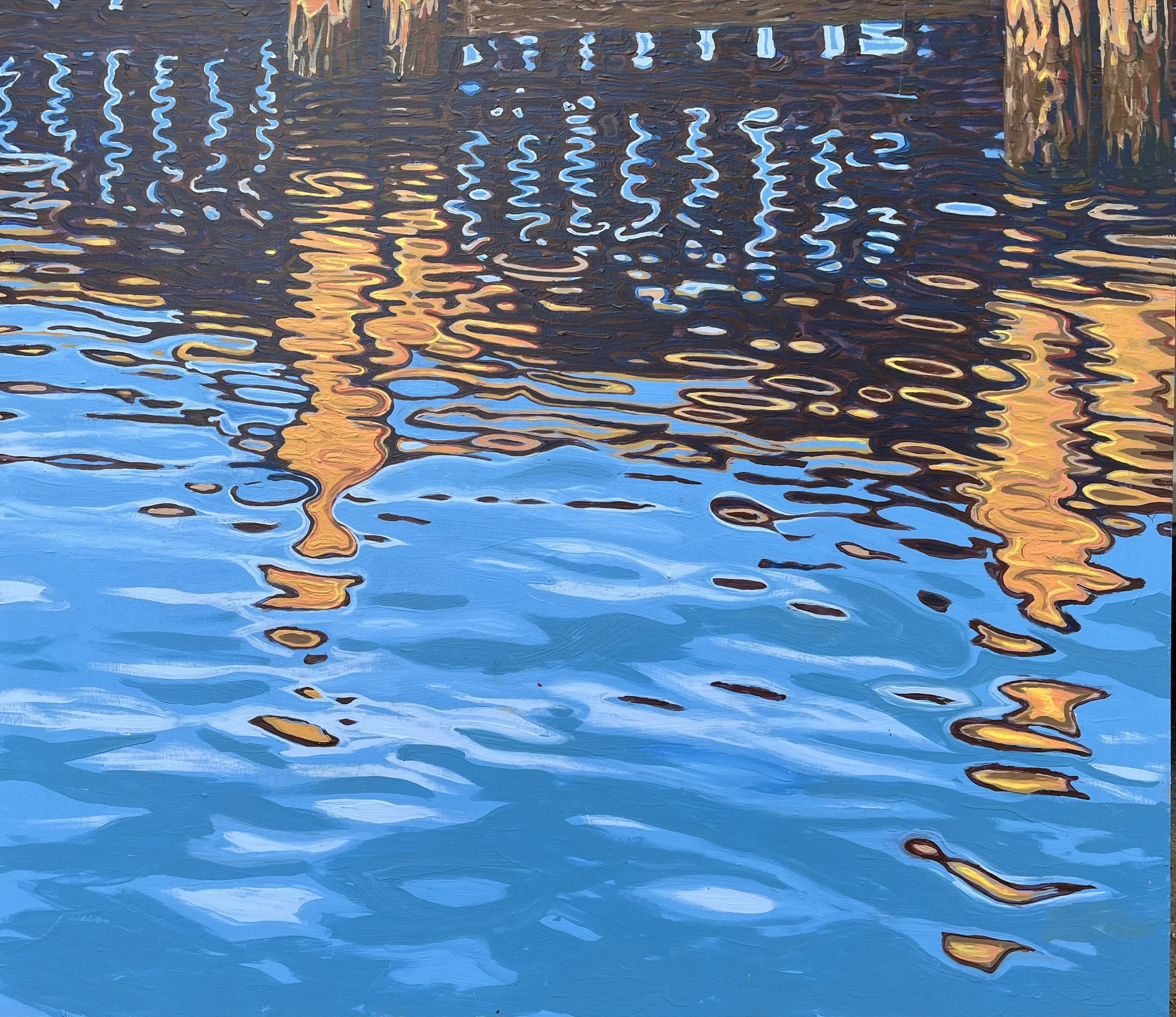 70. Water by the Little Bat Bridge.