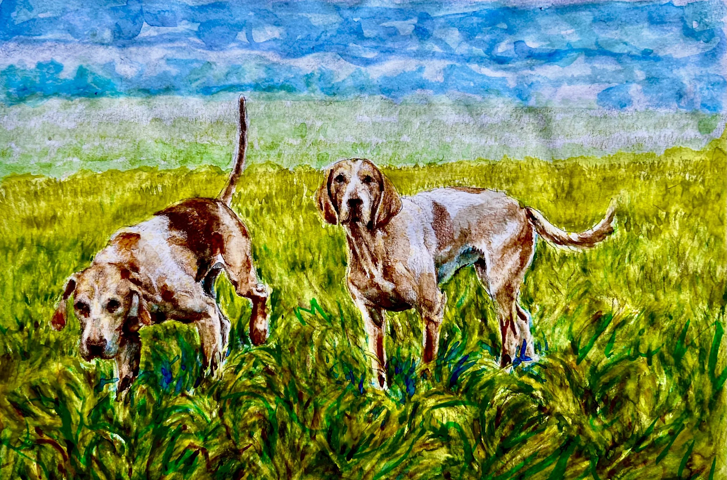 3. Hounds at Work.