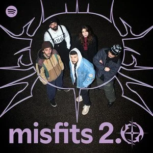teethin featured on cover of Spotify's MISFITS 2.0