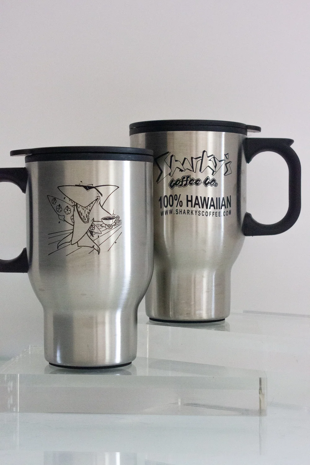 Sharky's Stainless Steel | Travel Mug  Sharky's Coffee Company