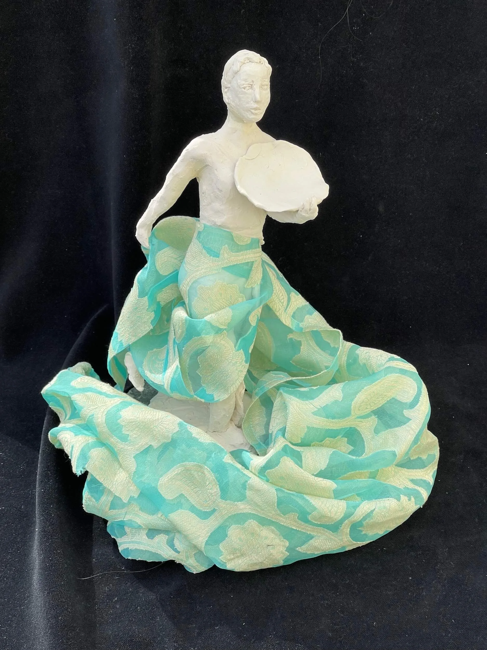 Woman Running with a Tray