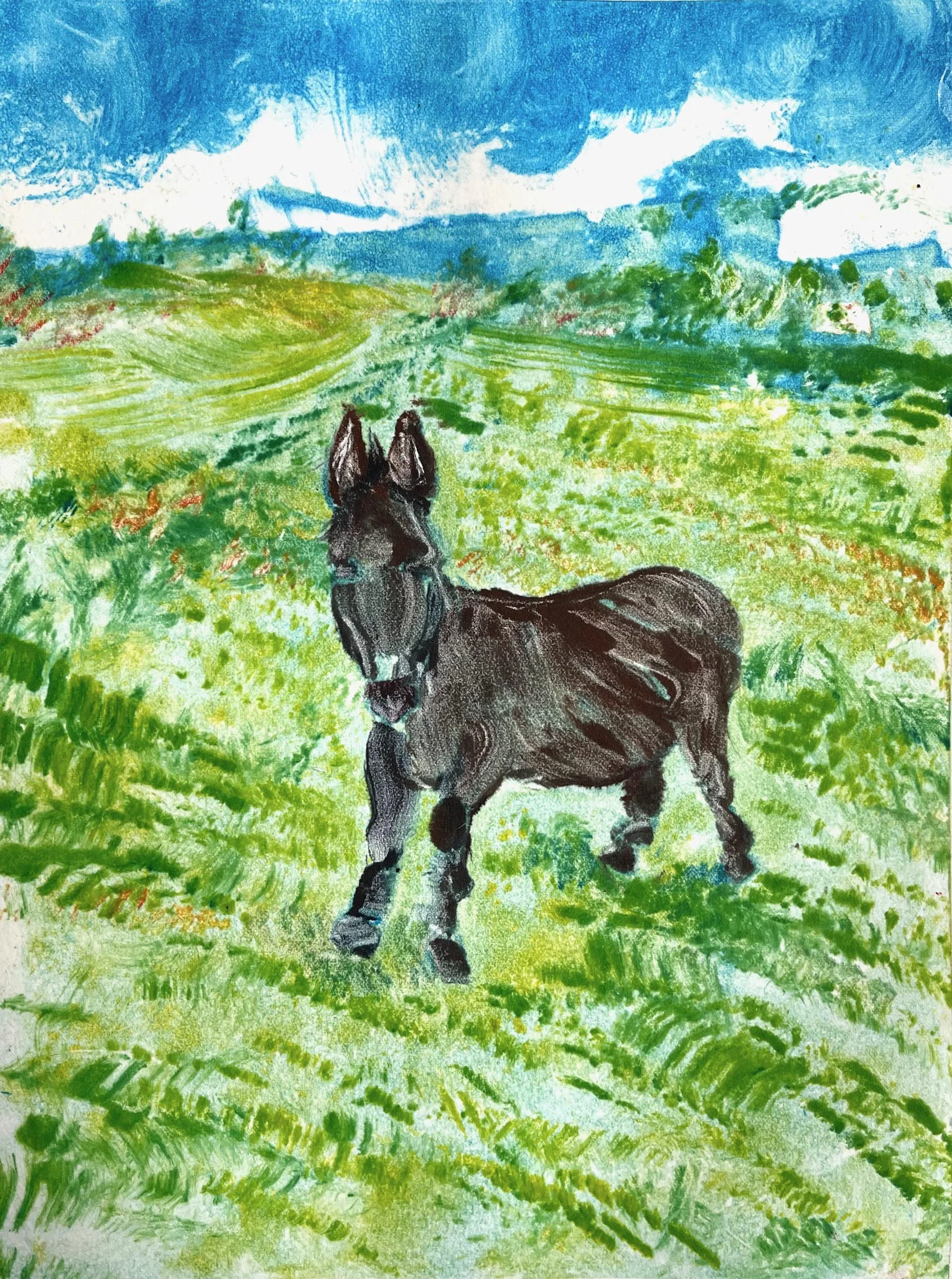 Donkey in the Foothills