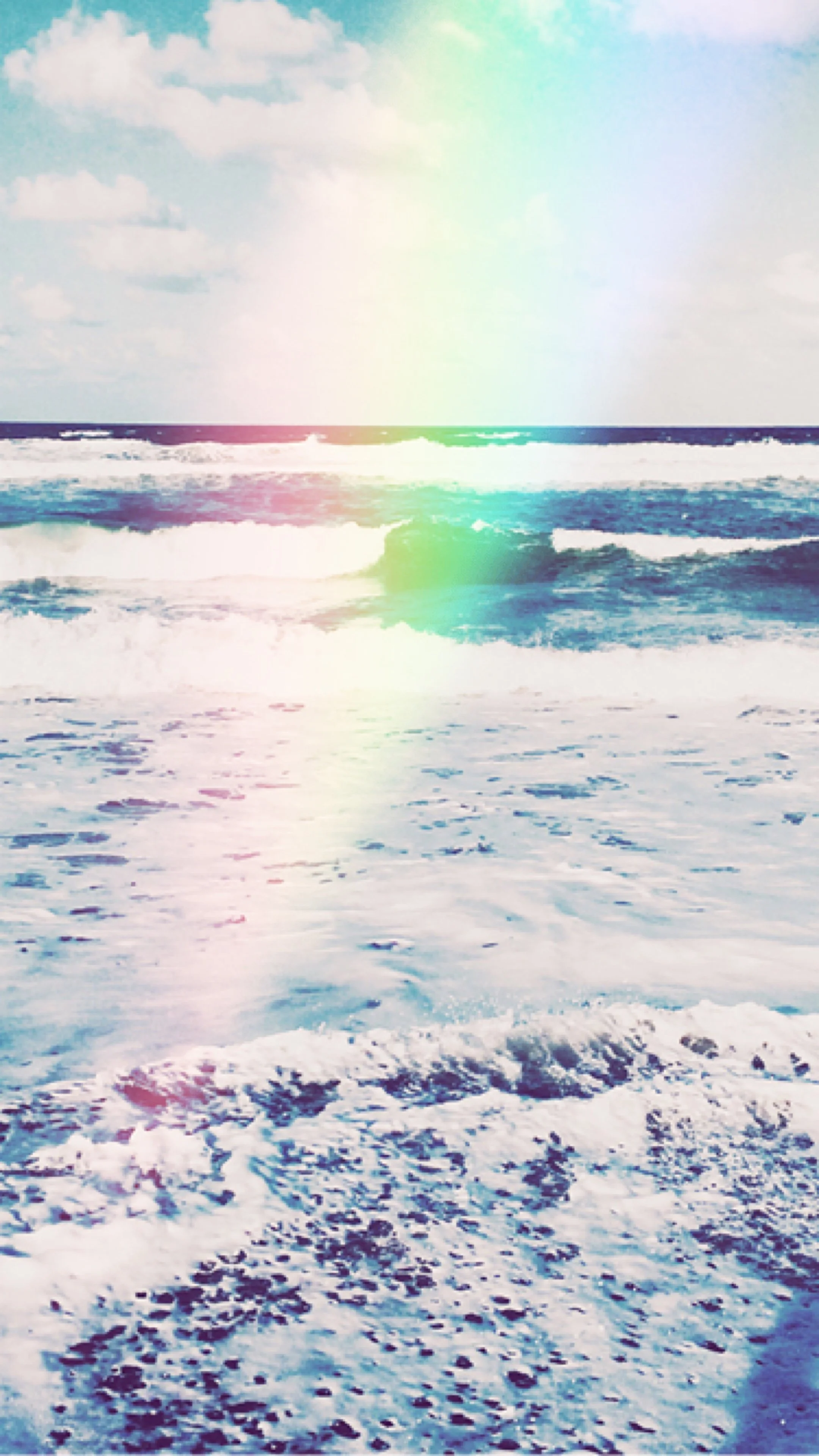 rainbow filter on photo from Rainbow Love Photo App