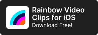 Rainbow Video Clips App for iOS - download free