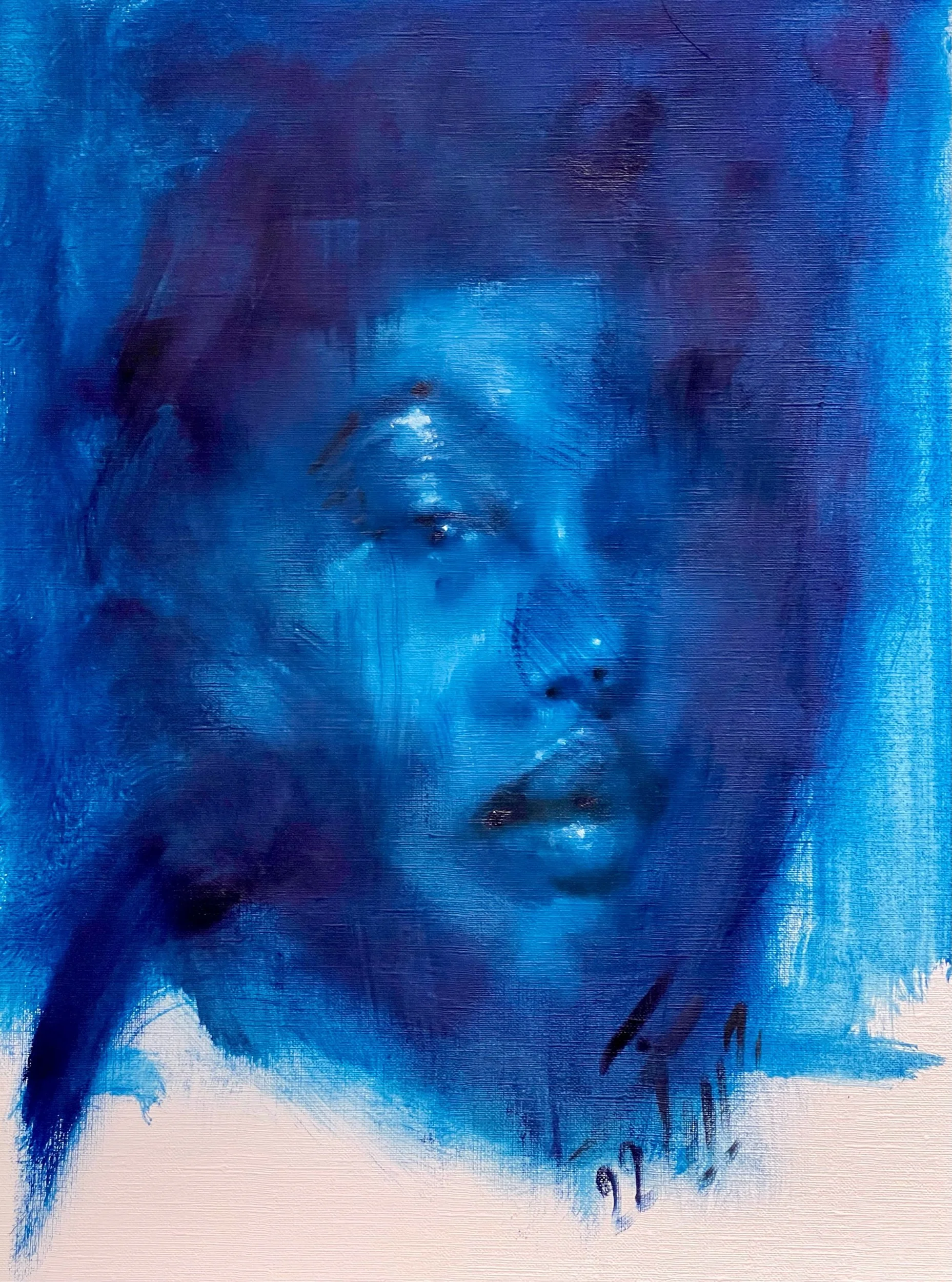 Behind the blue shadows 