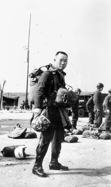 A young Chun Doo Hwan at U.S. Army Special Warfare School, Fort Bragg, 1950s