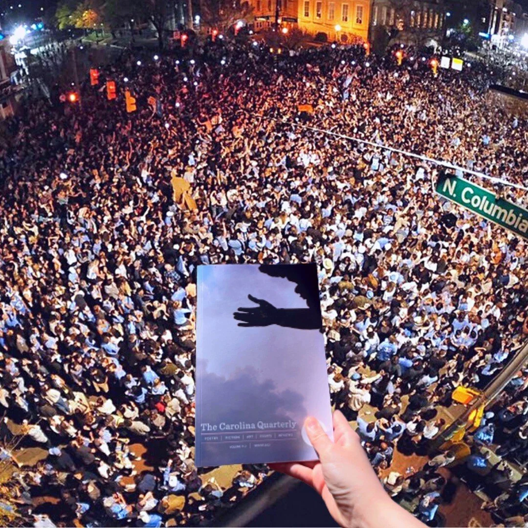 Proud to be a part of this historic moment! #battleoftheblues #goheels 🐏