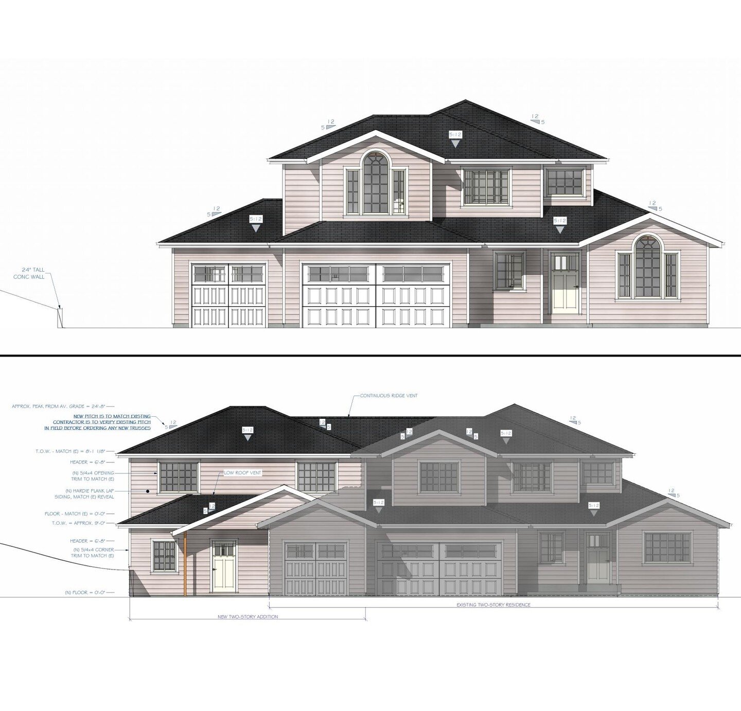 Major transformation, changing this single family residence into a multi-generational home. We can help you figure out the best ways to modify your home utilizing our collaborative 3d design process.

#multigenerational #multigenerationalliving #3dde